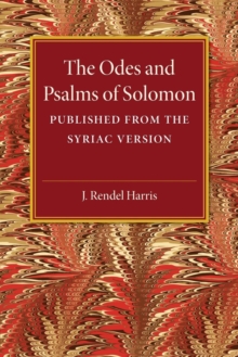 Image for The Odes and Psalms of Solomon