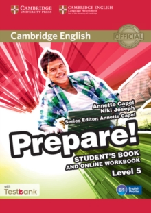 Image for Cambridge English prepare!Level 5: Student book and online workbook with testbank