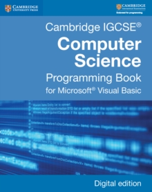 Image for Cambridge IGCSE computer science programming book: for Microsoft Visual Basic