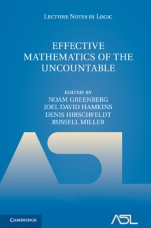 Image for Effective Mathematics of the Uncountable