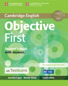 Image for Objective First Student's Book with Answers with CD-ROM with Testbank