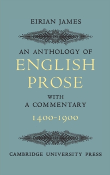 Anthology of English Prose 1400-1900