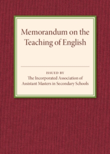 Memorandum on the Teaching of English