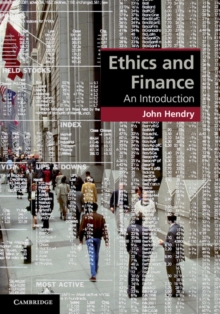 Image for Ethics and finance: an introduction