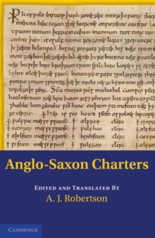 Image for Anglo-Saxon Charters in the Vernacular 3 Volume Set