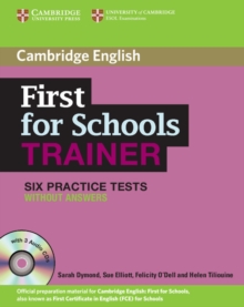 Image for First for Schools Trainer Upper-intermediate Six Practice Tests without Answers with Audio CDs (3)