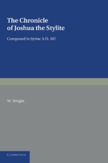 Image for The chronicle of Joshua the Stylite