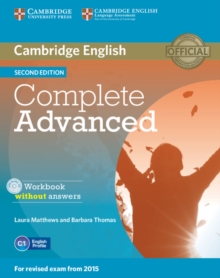 Image for Complete Advanced Workbook without Answers with Audio CD