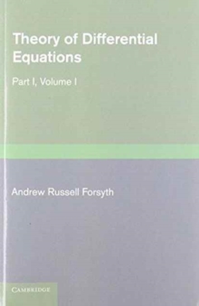 Theory of Differential Equations 6 Volume Set