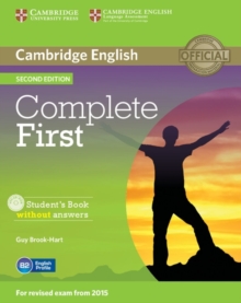 Complete First Student's Book without Answers with CD-ROM