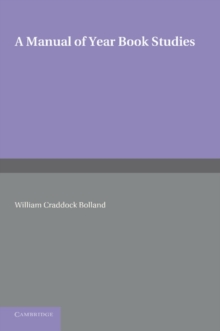 Manual of Year Book Studies