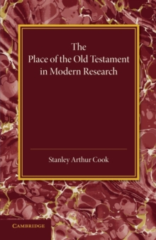 Place of the Old Testament in Modern Research