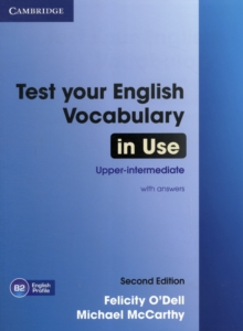 Image for Test Your English Vocabulary in Use Upper-intermediate Book with Answers