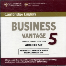 Image for Cambridge English Business 5 Vantage Audio CDs (2)