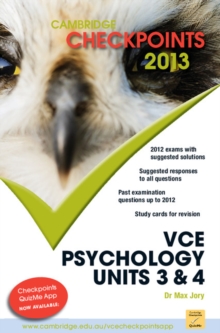 Image for Cambridge Checkpoints VCE Psychology Units 3 and 4 2013