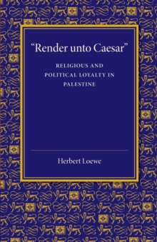 'Render unto Caesar'