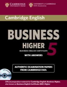 Cambridge English Business 5 Higher Self-study Pack (Student’s Book with Answers and Audio CD)