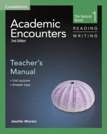 Image for Academic Encounters Level 1 Teacher's Manual Reading and Writing