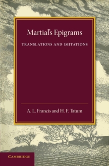 Image for Martial's epigrams  : translations and imitations