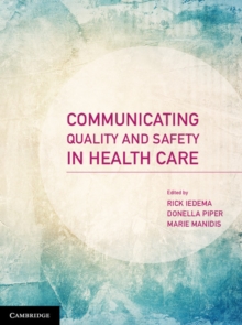 Image for Communicating quality and safety in health care