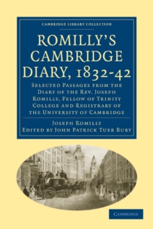 Image for Romilly's Cambridge Diary, 1832–42