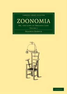 Image for Zoonomia 2 Volume Paperback Set : Or, the Laws of Organic Life