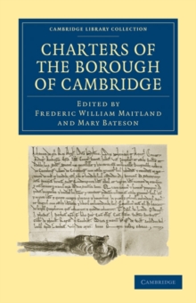 Charters of the Borough of Cambridge