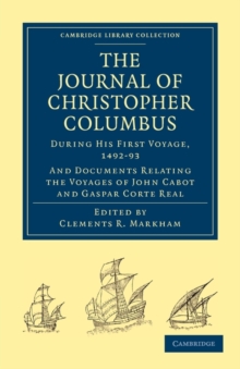 Journal of Christopher Columbus (During his First Voyage, 1492-93)