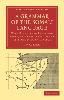 Grammar of the Somali Language