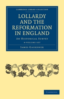 Image for Lollardy and the Reformation in England 4 Volume Paperback Set