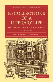 Image for Recollections of a Literary Life 3 Volume Set