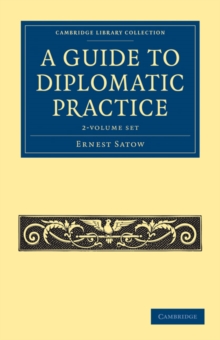 Image for A Guide to Diplomatic Practice 2 Volume Set