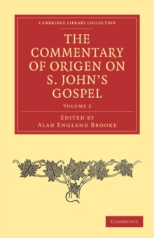 Commentary of Origen on S. John's Gospel