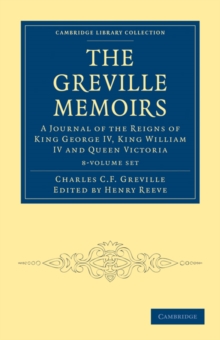 Image for The Greville Memoirs 8 Volume Paperback Set