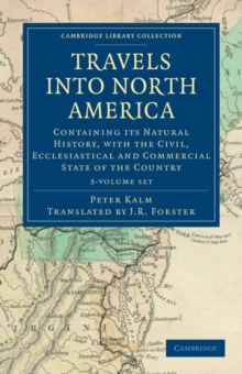 Image for Travels into North America 3 Volume Set