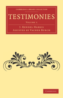 Testimonies: Volume 1