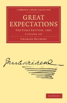 Image for Great Expectations 3 Volume Set : The First Edition, 1861