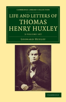 Image for Life and Letters of Thomas Henry Huxley 3 Volume Set
