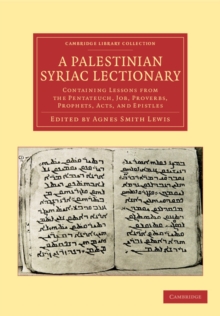 Image for A Palestinian Syriac Lectionary
