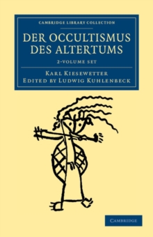 Image for Der Occultismus des Altertums 2 Volume Set