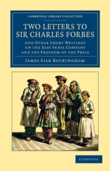 Image for Two Letters to Sir Charles Forbes