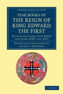 Year Books of the Reign of King Edward the First