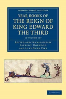 Image for Year Books of the Reign of King Edward the Third 15 Volume Set
