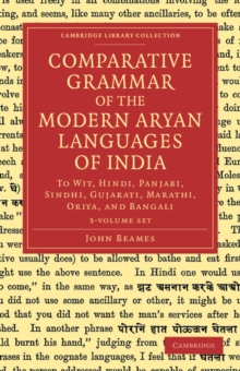 Image for Comparative Grammar of the Modern Aryan Languages of India 3 Volume Set