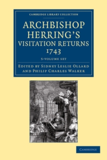 Image for Archbishop Herring's Visitation Returns, 1743 5 Volume Set