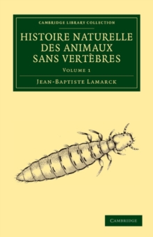 Image for Histoire naturelle des animaux sans vertebres