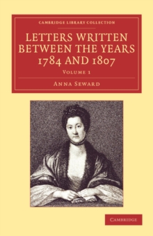 Image for Letters Written between the Years 1784 and 1807
