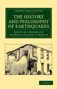 History and Philosophy of Earthquakes