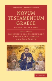 Image for Novum testamentum Graece 3 Volume Set in 4 Paperback Pieces
