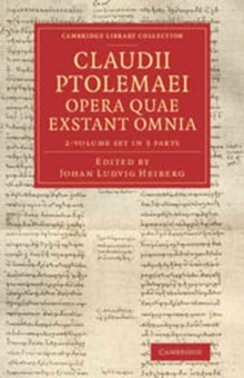 Image for Claudii Ptolemaei opera quae exstant omnia 2 Volume Set
